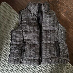 Talbots Black and Gray Patterned Jacket